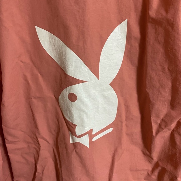Pacsun x Playboy Logo Coral Quarter-Zip Anorak - Picture 4 of 8
